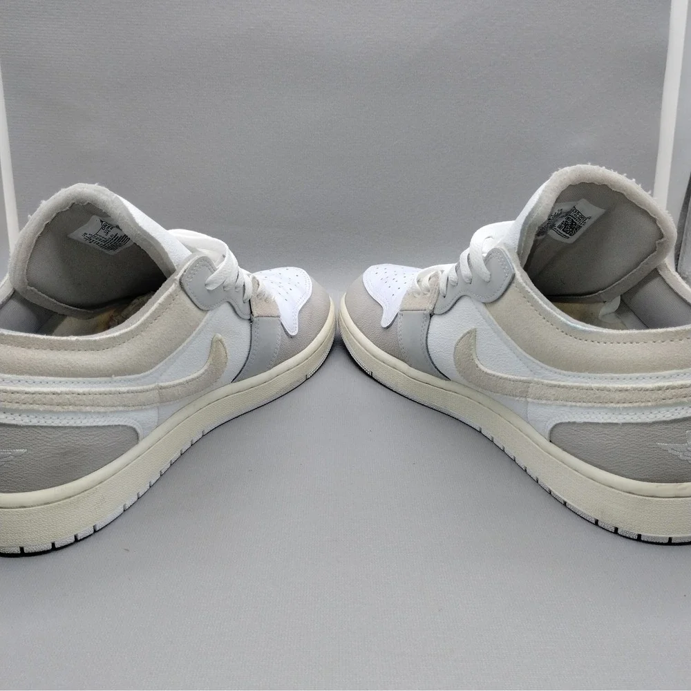 Jordan 1 Low SE Craft‎ Inside Out Tech Grey Mens 11.5 Athleisure Casual Shoes
